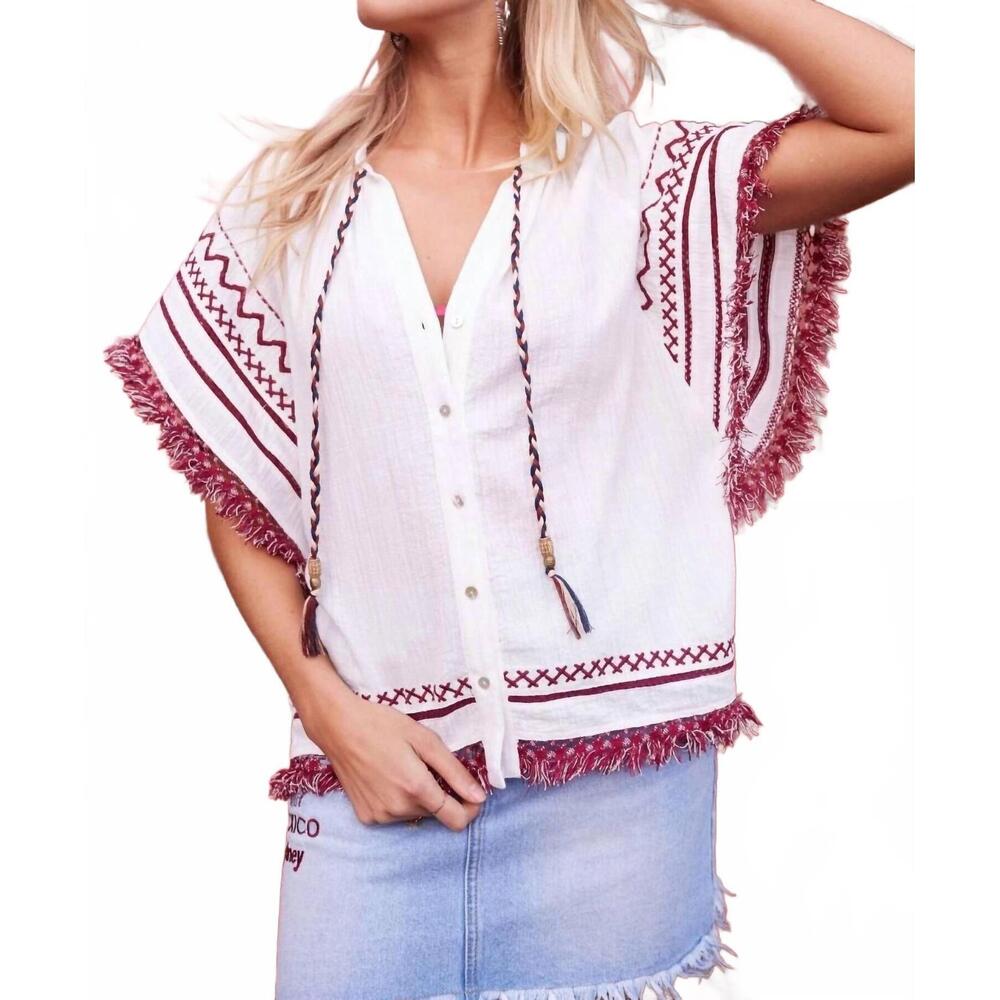 NEW SOMEDAYS LOVIN free we roam top in white